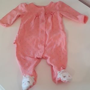 Cute lamb footed onsie